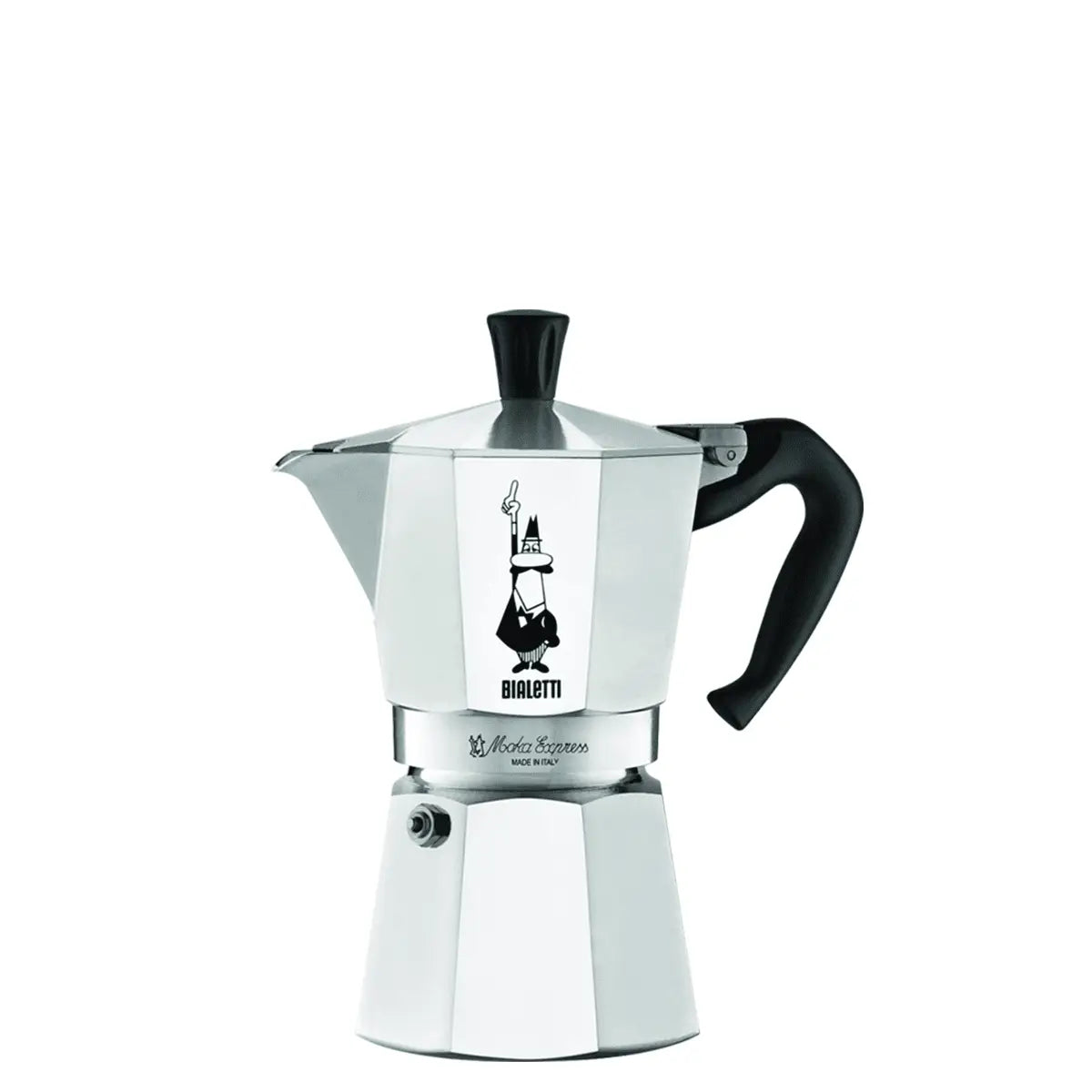 Cafetera moka italiana Bialetti de 3 tazas