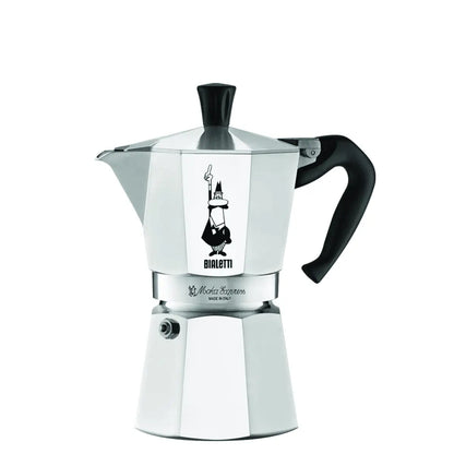 Cafetera moka italiana Bialetti de 6 tazas