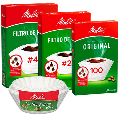 Filtros de papel Melitta para cafeteras