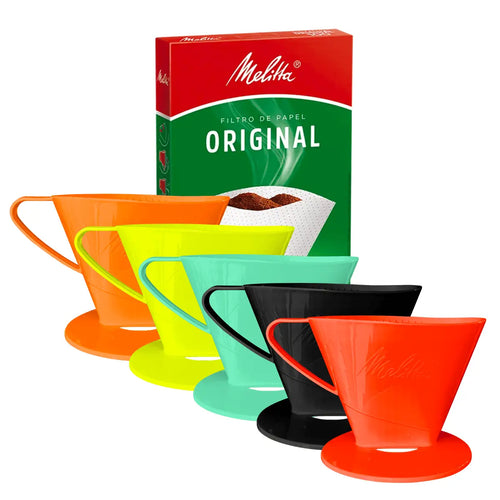 Portafiltros Melitta con filtros